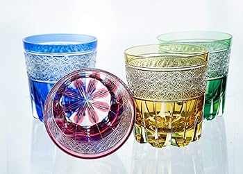 ★新品！江戸切子クリスタル江戸切子　ロックグラス　根本幸雄　伝統工芸★ ☆新品！江戸切子クリスタル江戸切子 ロックグラス 根本幸雄